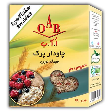 چاودار پرک صبحانه فوری ۲۰۰ گرمی-اُ آ ب